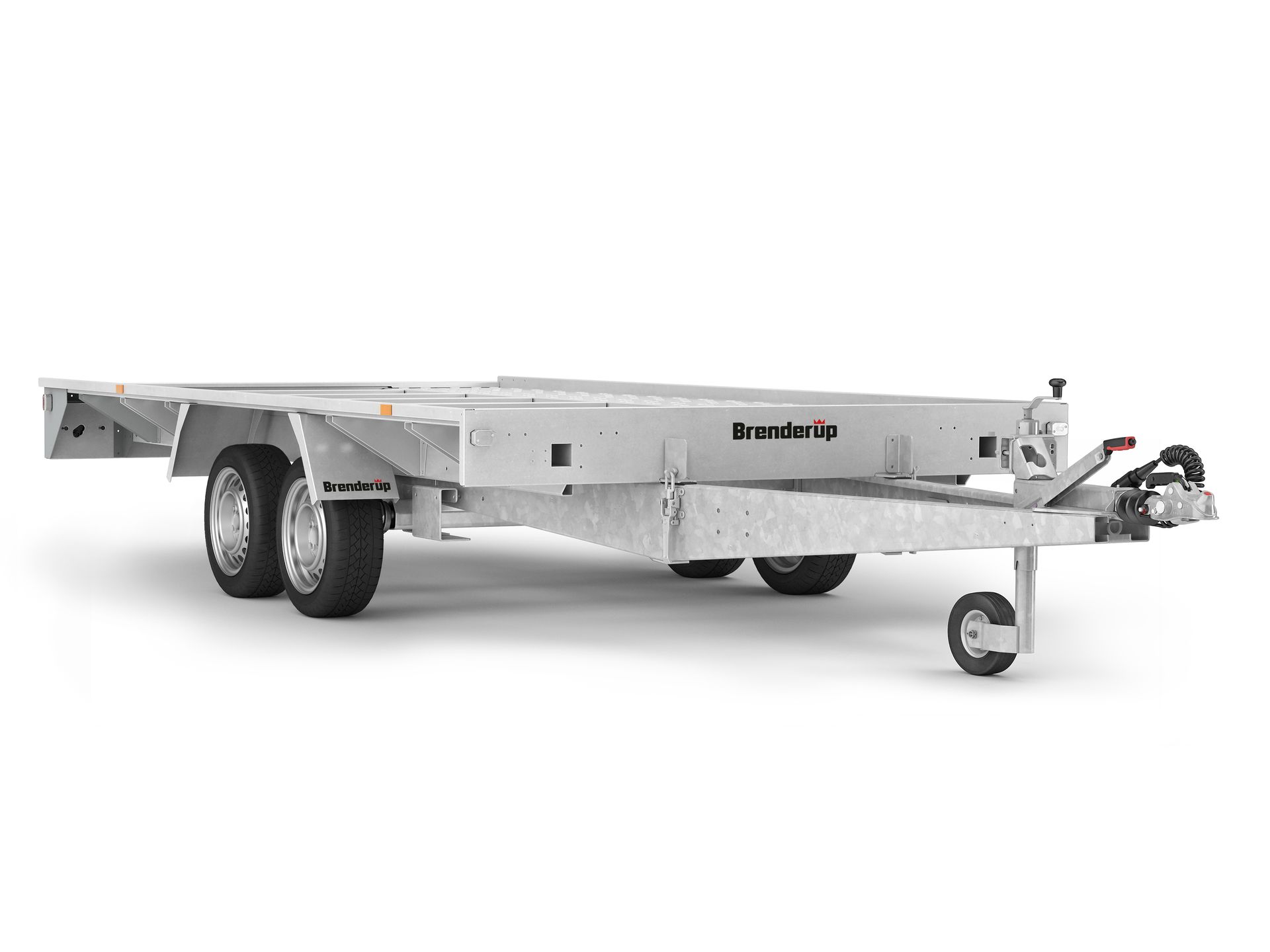 Prepravník automobilov Brenderup AT2500HBTB, 2500 kg - kolesá 13" pod ložnou plochou