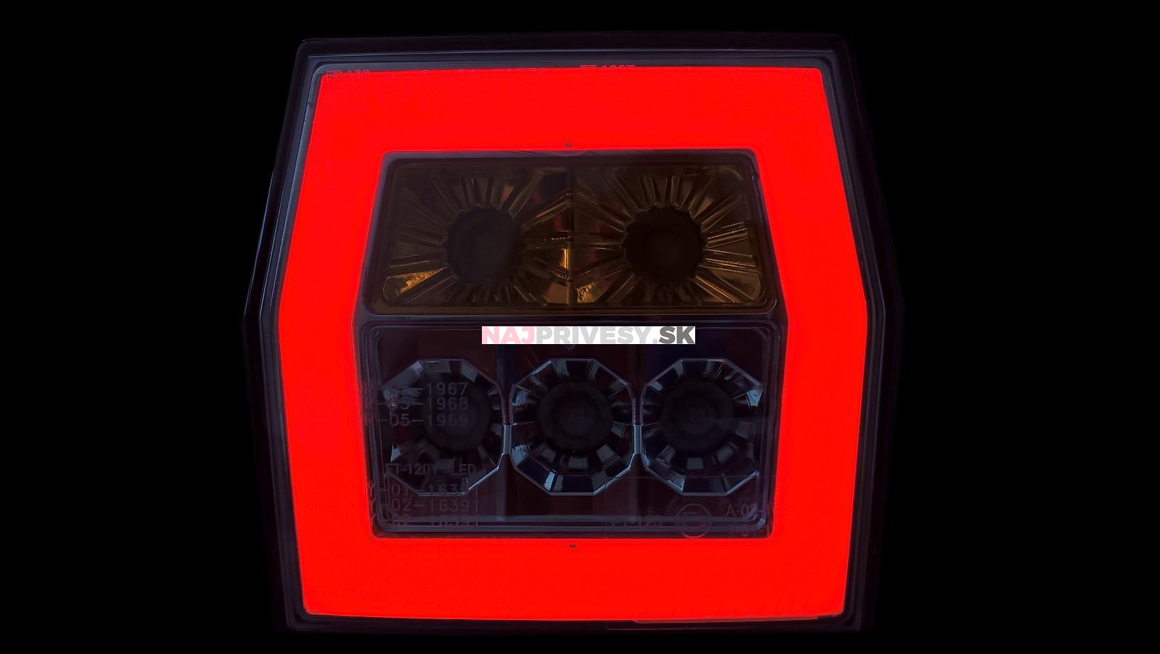 Svietidlo Fristom FT-121 združené LED 12-36V, L / P-BL / BR / KO, baj5