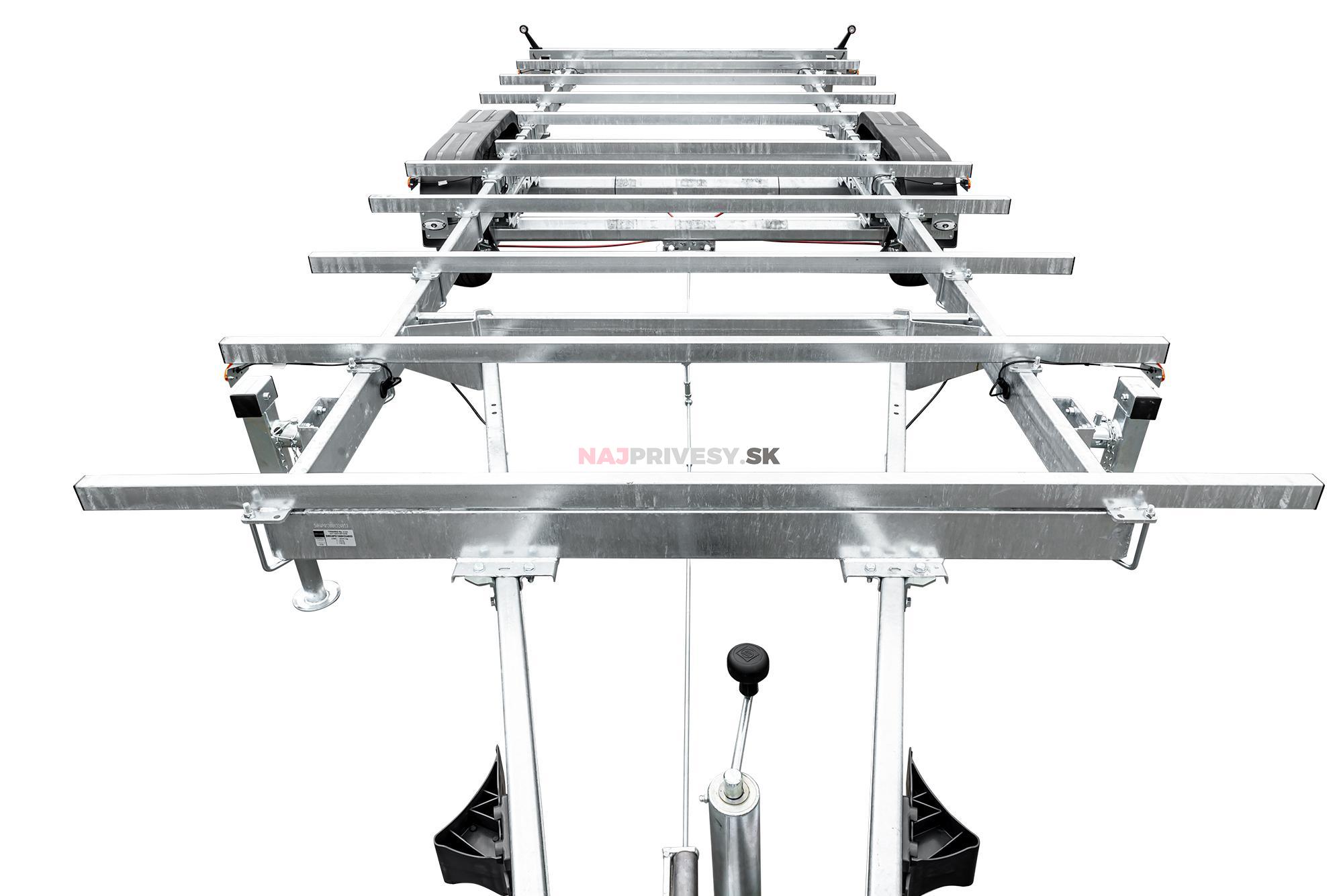 Príves Temared TINY HOUSE 7024 3,5T, príves na dostavbu mobilných domov