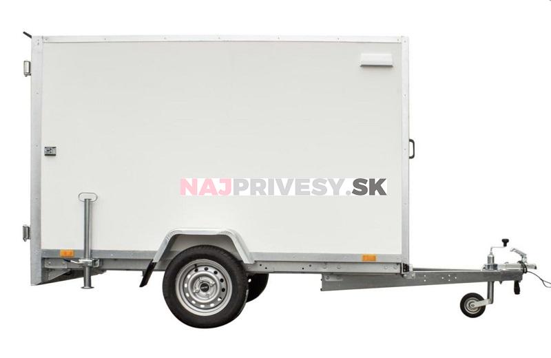 Skriňový príves Temared BOX 2512 - 750 kg