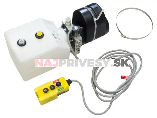 Elektrohydraulické čerpadlo 12V, Binotto, 180bar, s nádržou 8,5l pre prívesy VAPP