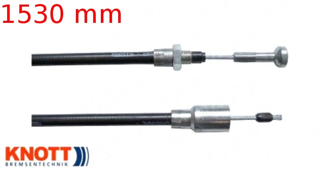 Brzdové lanko KNOTT 1530/1720 mm rýchlomont. koncovka
