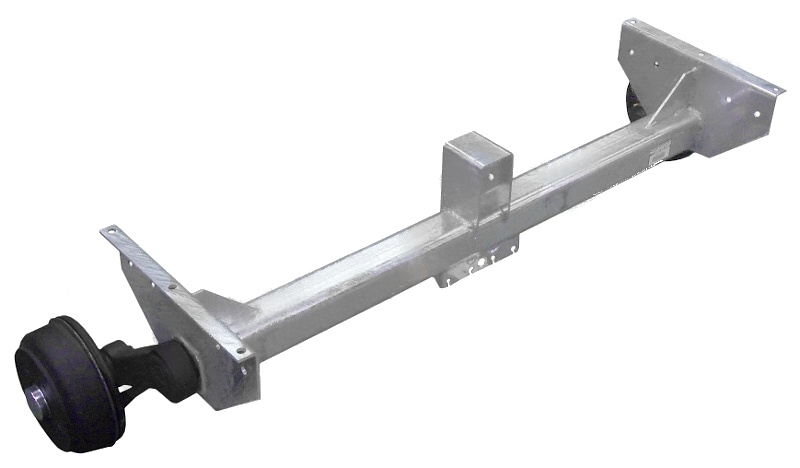 Náprava KNOTT VGB 13-M (1350 kg) b=1237 mm 200x50 (112x5), vysoké patky