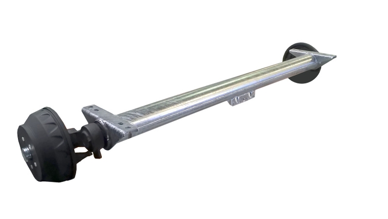 Náprava KNOTT GB 18 (1800 kg) b=1500 mm 250x40 (112x5) s prípravou pre tľmiče + ANS