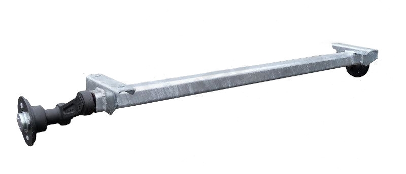 Náprava KNOTT VG 7-L (750 kg) b = 1100 mm (100x4), nízke pätky
