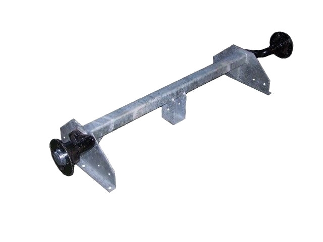 Náprava KNOTT VG 7-L (750 kg) b = 1320 mm c = 1640 mm (100x4), vysoké pätky (Sacher)