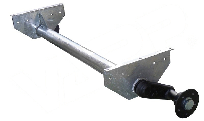 Náprava KNOTT G 13 (1300 kg) b = 1460 mm, 112x5, vysoké pätky (Sacher)
