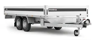 Brenderup 5520W ALU - 3500 kg + integrované oceľové nájazdy