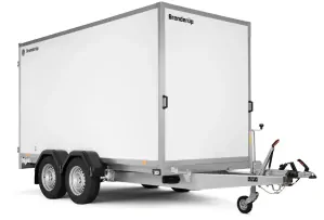 Skriňový príves Brenderup CD300TBD2500 300x155x185 cm 2500 kg DVERE