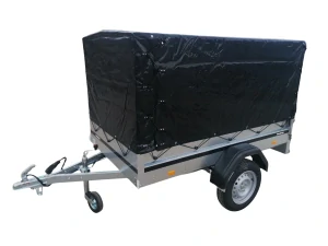 Brenderup 1203S UB+plachta s konštrukciou výšky 120cm od podlahy+oporné koliesko