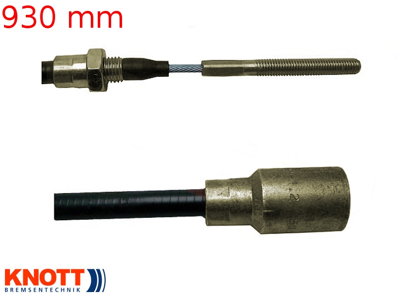 Brzdové lanko KNOTT 930/1140 mm, závit M8