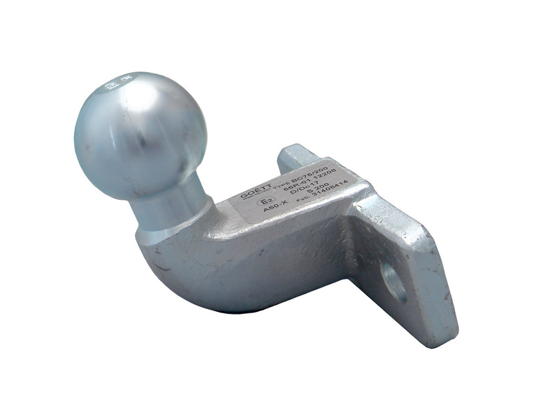 Guľa ISO 50 AL-KO 7148 2T17 EA 90, pr. 50 mm, 2000 kg, príruba, nevhodná pre stabilizátor