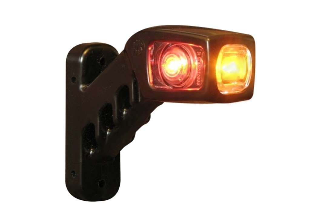 Svietidlo doplnkové/bočné obrysové LED WAS W49 241L, 12-24V, pravá, 135 mm