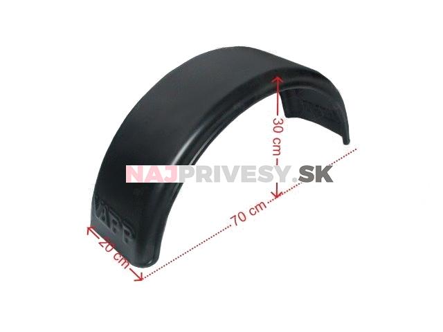 Blatník plast 13''/190 mm VAPP čierný