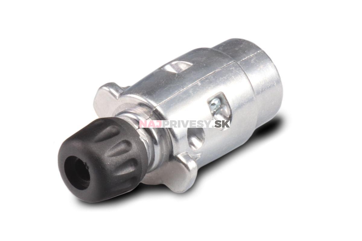 Zástrčka - vidlica 7 pól 12V kovová B.O.