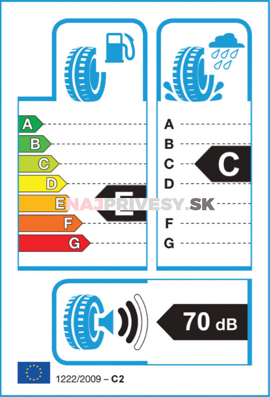 Pneu 155 R13 C 91/89N (615 kg) UE-168