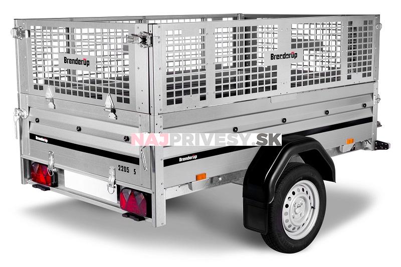 Nadstavba mriežkovana Brenderup 203x128x50cm, typ 2205S