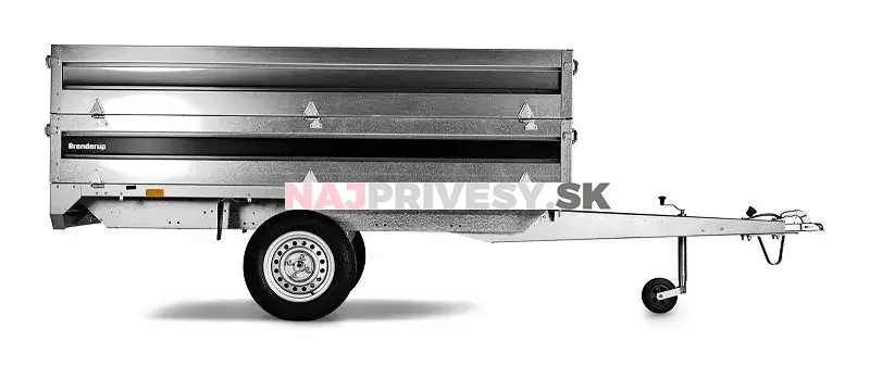 Nástavba bočníc oceľ, 258x143x30cm, typ 4260