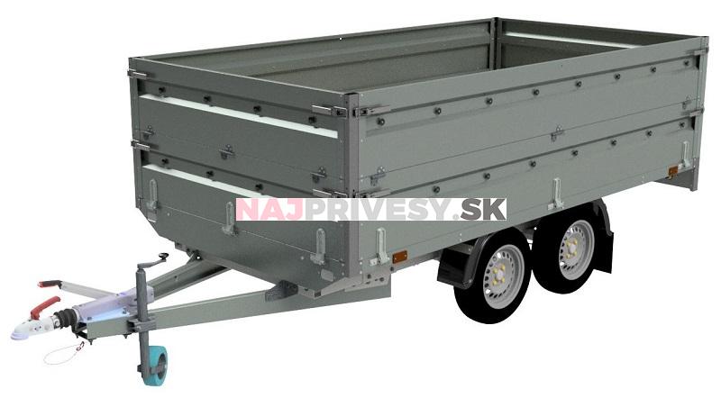 NEPTUN Nordica - 1350 kg (2x 750 kg) - 320x170x40 cm kola pod ložnou plochou