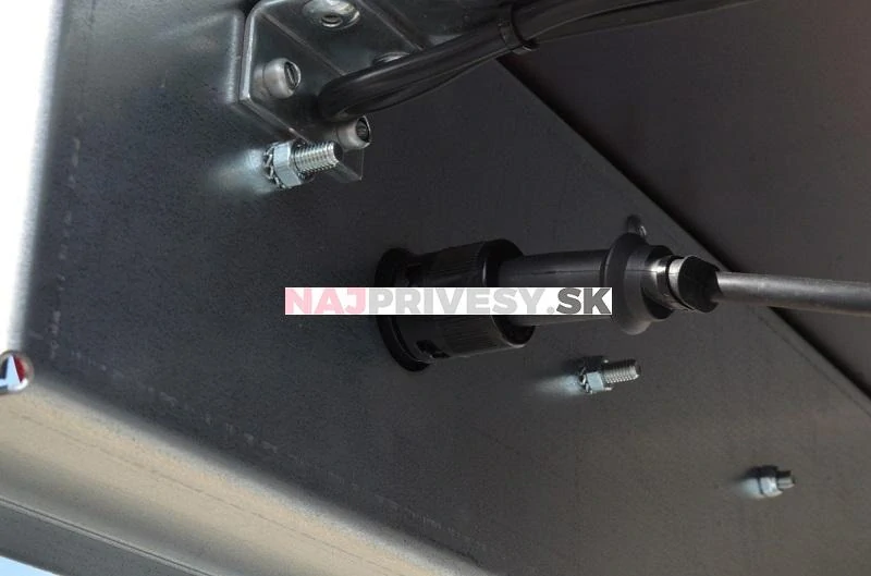 Zástrčka - bajonet 5-pólový čierny, 1 vývod (Jokon kompatibilný)