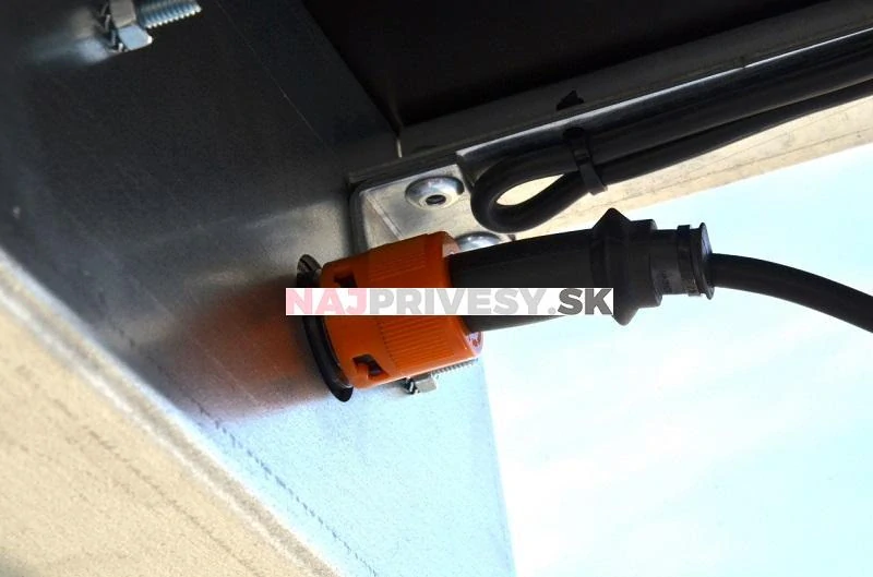 Zástrčka - bajonet 5-pólový oranžový, 1 vývod (Jokon kompatibilný)