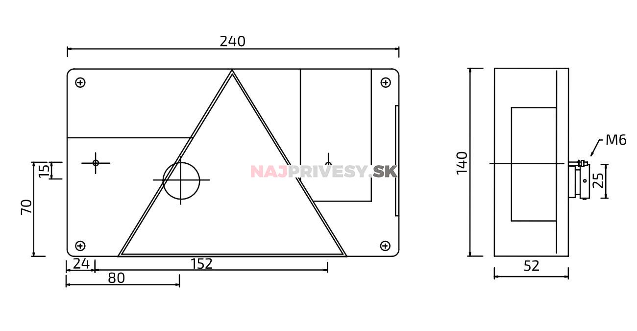 Svietidlo Aspöck Multipoint I združené, Ľ-BL/BR/KO/ML/RZ, baj5