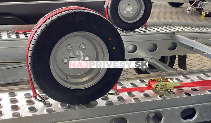 Upínacia súprava cez koleso 50 mm/2,8 m/5 t, voľný hák, bez ochrany