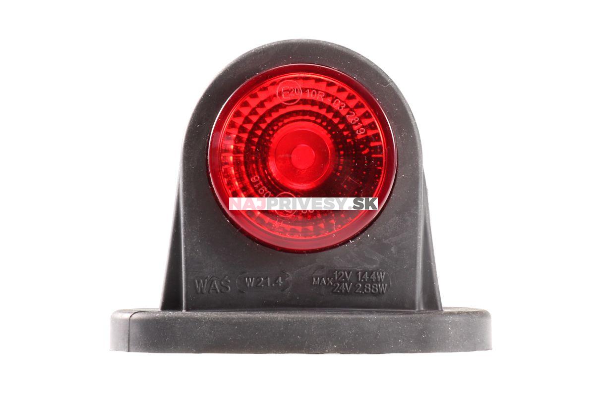 Svietidlo doplnkové obrysové LED WAS 296BC, 12-24V, P/L 78 mm