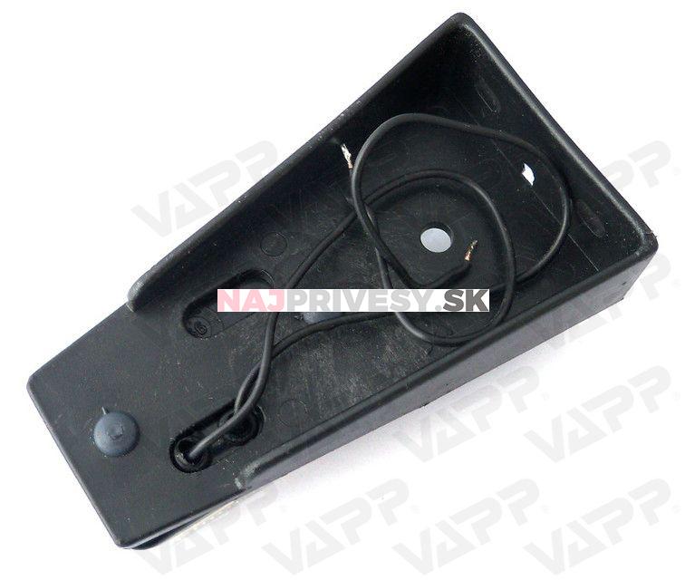 Svietidlo predné obrysové LED GMAK G17, 12-24V, s odrazkou, na držiaku, QS150