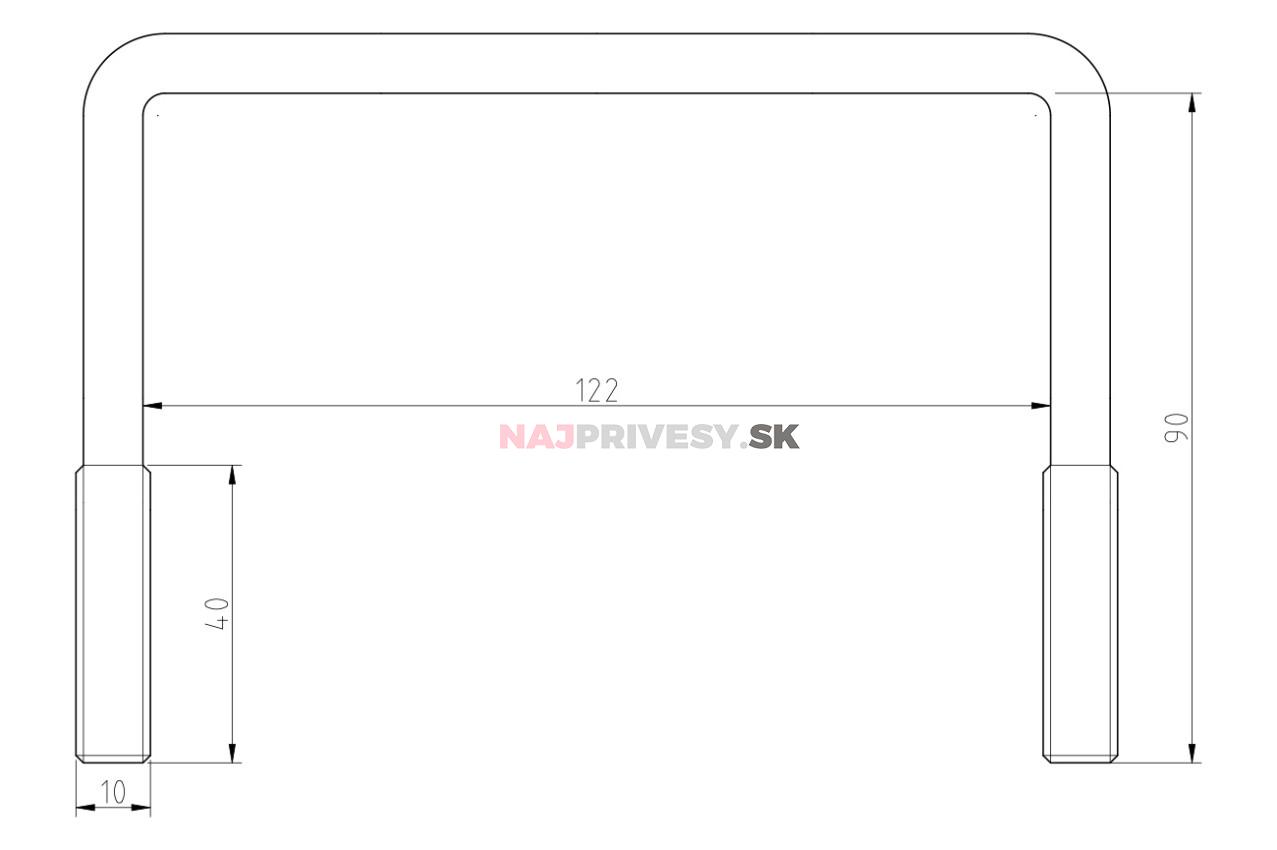 Strmeň M10 90x122 mm (UNSINN)