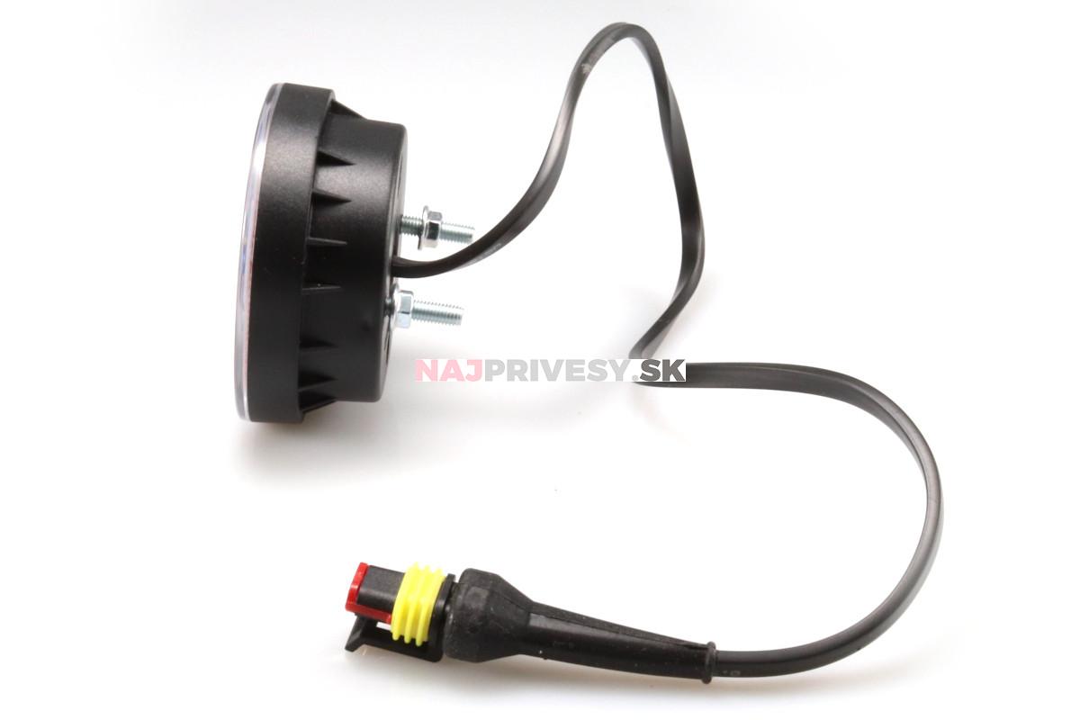 Svietidlo hmlové zadné LED Fristom FT-400, 12-36V, kábel 0,5m SS konektor
