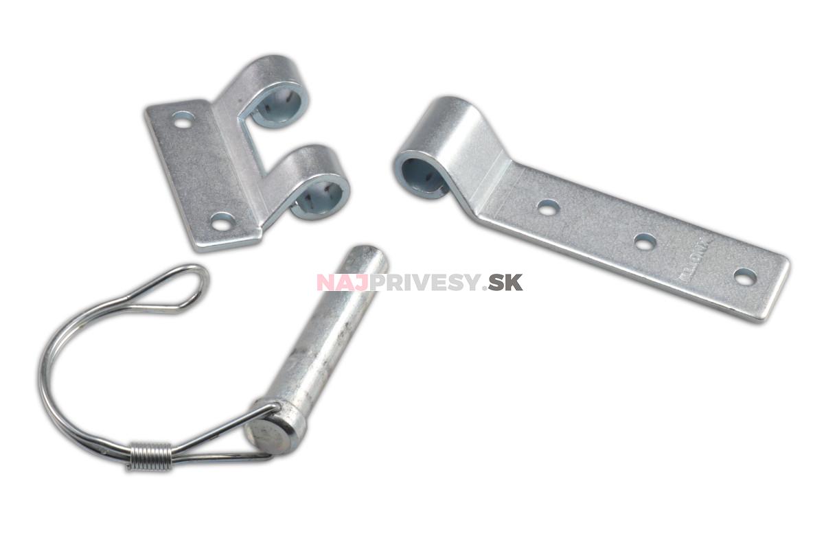 Pánt bočníc KNOTT s pružinovou poistkou