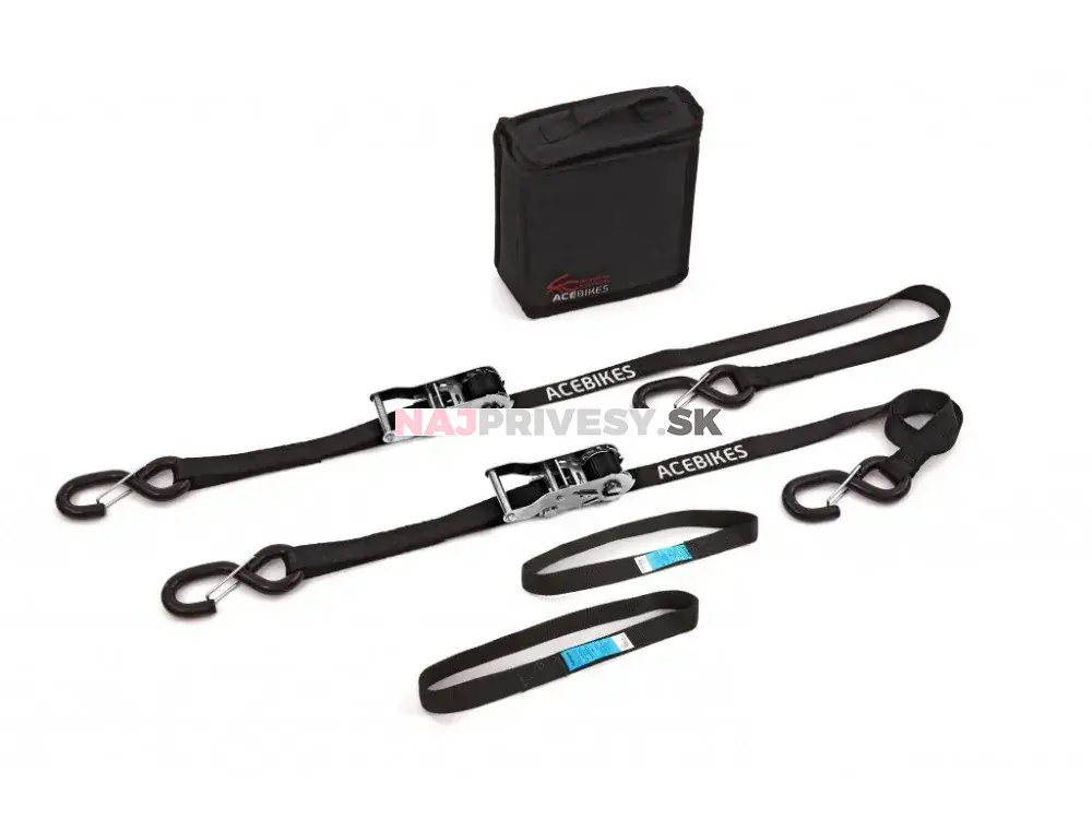 Upínacia súprava na uchytenie motocykla Acebikes Ratchet Kit Heavy Duty