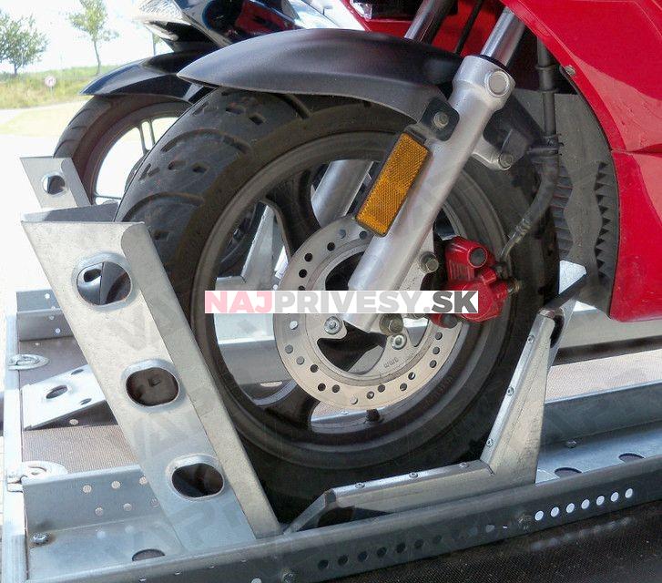 Držiak motocykla s automatickým zaistením VAPP 2495/190mm pozink