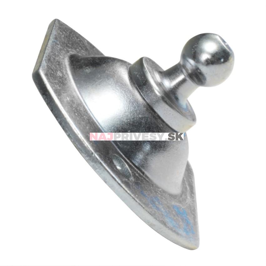 Konzola k plynovej vzpere plochá 41x22,5mm, guľový čap pr. 10mm, oceľ