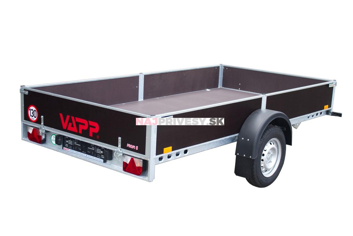 VAPP PROFI 6, náprava 1300 kg