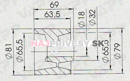 Rolňa COMPACT bočný pr. 81x69 mm/pr. 18 mm