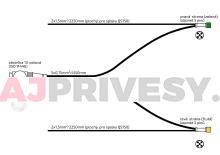 Kabeláž VAPP 4,15 m/ 13-pól. zástrčka, s prednými vývodmi QS150, baj5