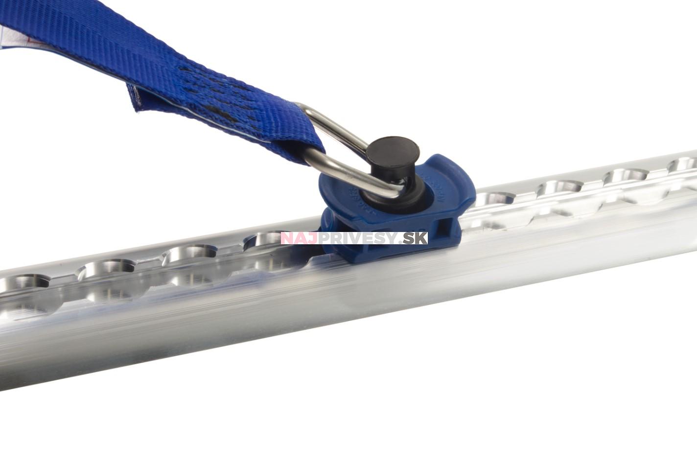 Popruh upínací 25mm s prackou WTK, 0,2+1,8m, uchytenie do AirLine lišty 382, EN 12195-2