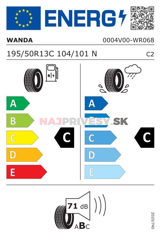 Pneu WANDA WR068 M+S 195/50 R13 C 104N (900 kg)