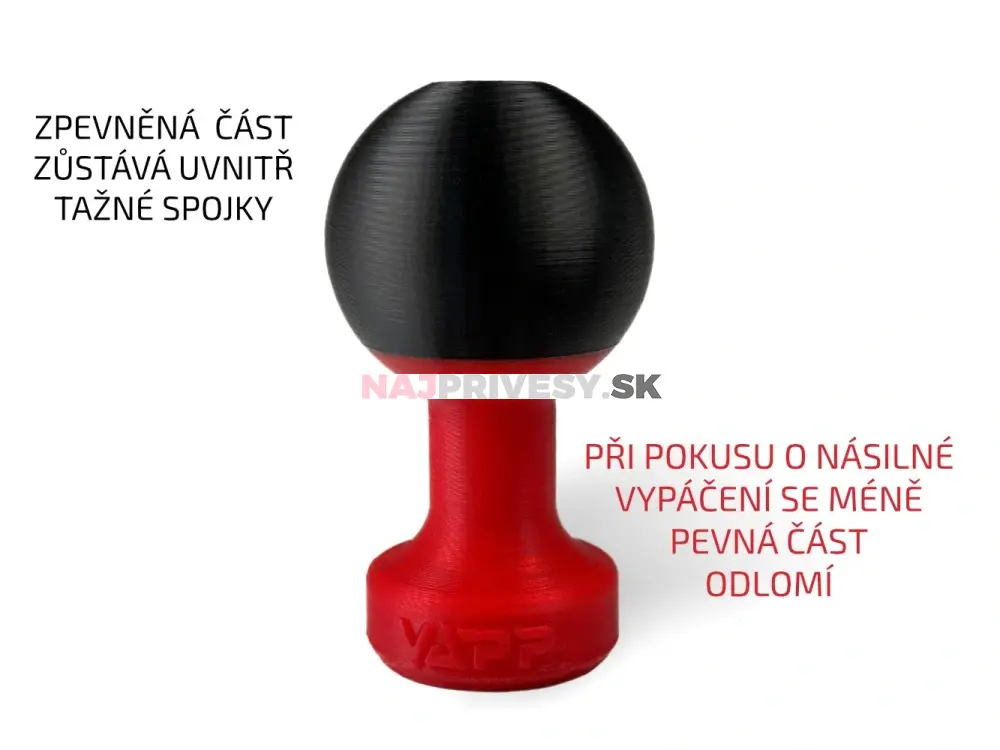 VAPP KV50/KV50m bezpečnostná vložka ťažnej spojky