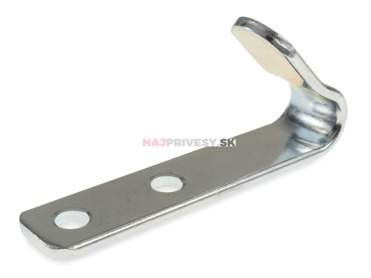 Háčik oceľový k napínacej gume, zinkovaný