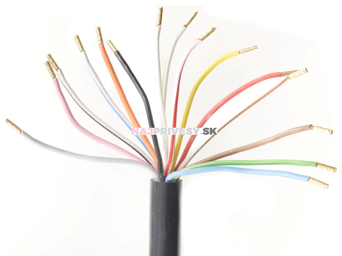 Kábel špirálový 15 žilový, 3,2 m