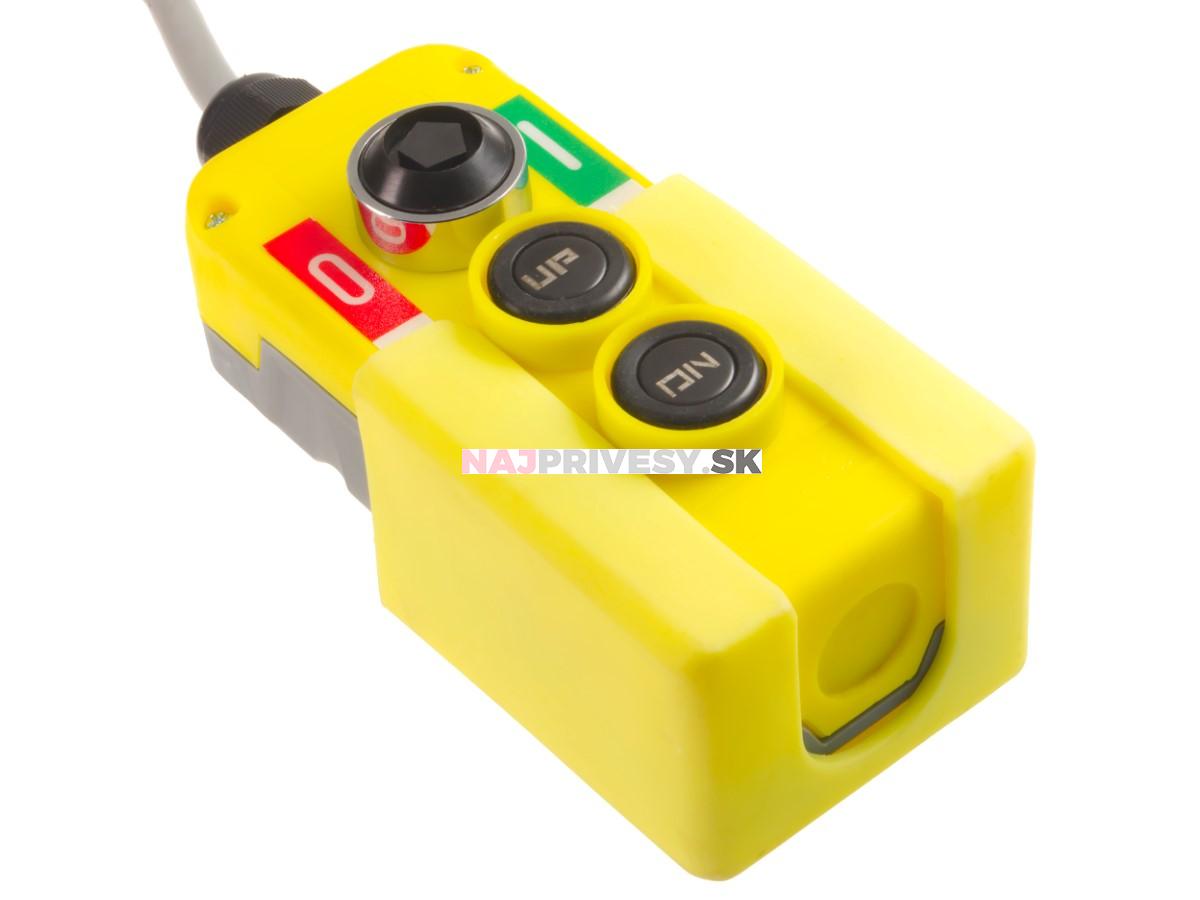 Ovládanie hydrauliky Binotto s káblom 4m, zástrčka 7 pólov