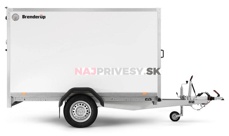 Skriňový príves Brenderup CD260WBR 1300 kg, 260x155x150 cm RAMPA