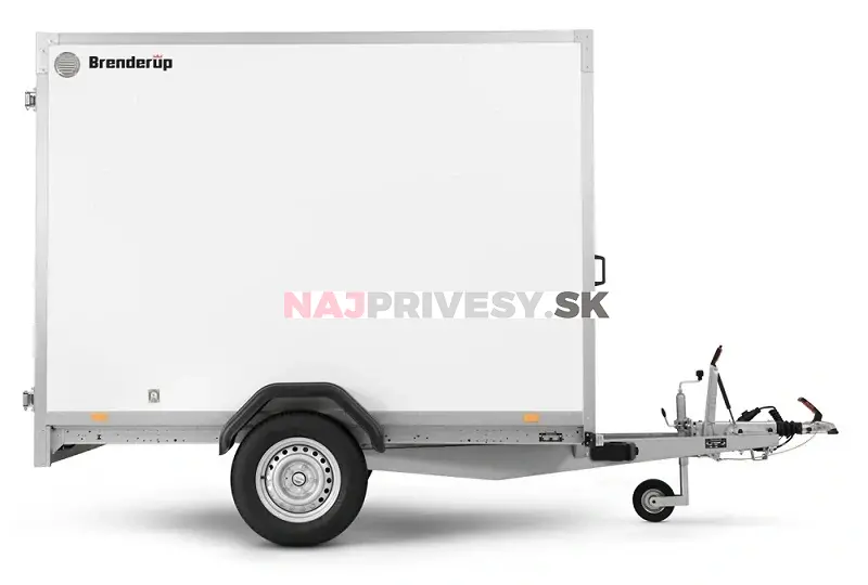 Skriňový príves Brenderup CD260WBD 1300 kg, 260x155x185 cm  DVERE