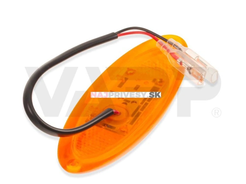 Svietidlo bočné obrysové LED Jokon SMLR 2010c, 12V, s odrazkou (oranžové telo)