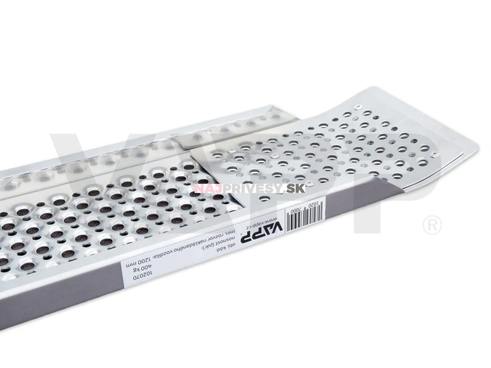 Nájezd hliníkový VAPP NH-1025, rovný