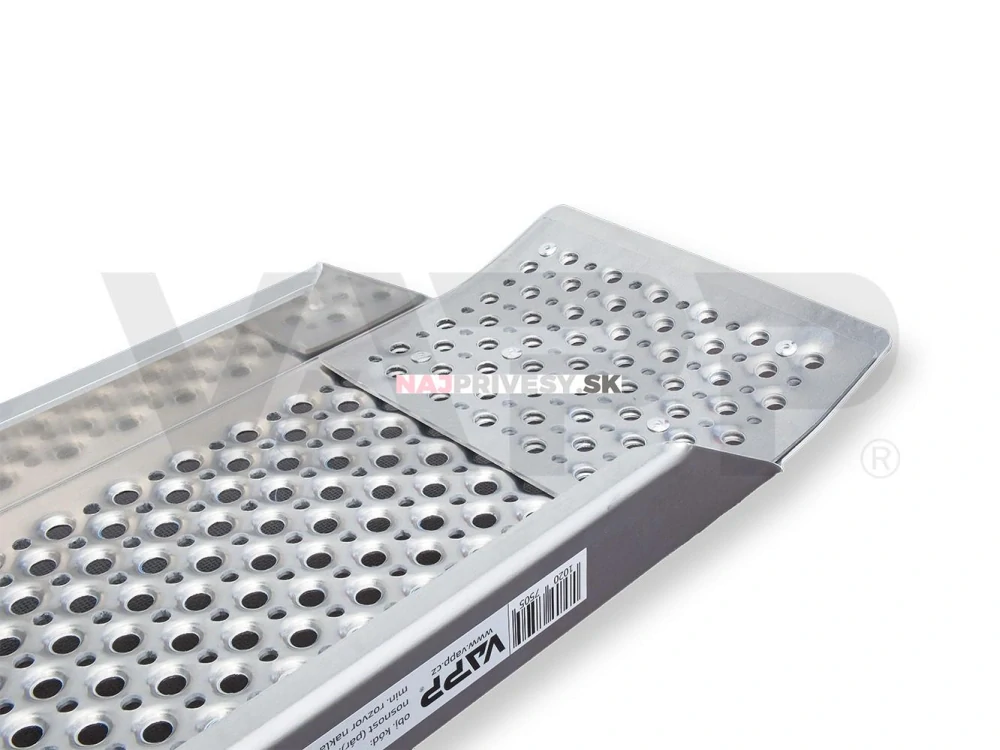 Nájazd hliníkový VAPP rad NHP prehnutý