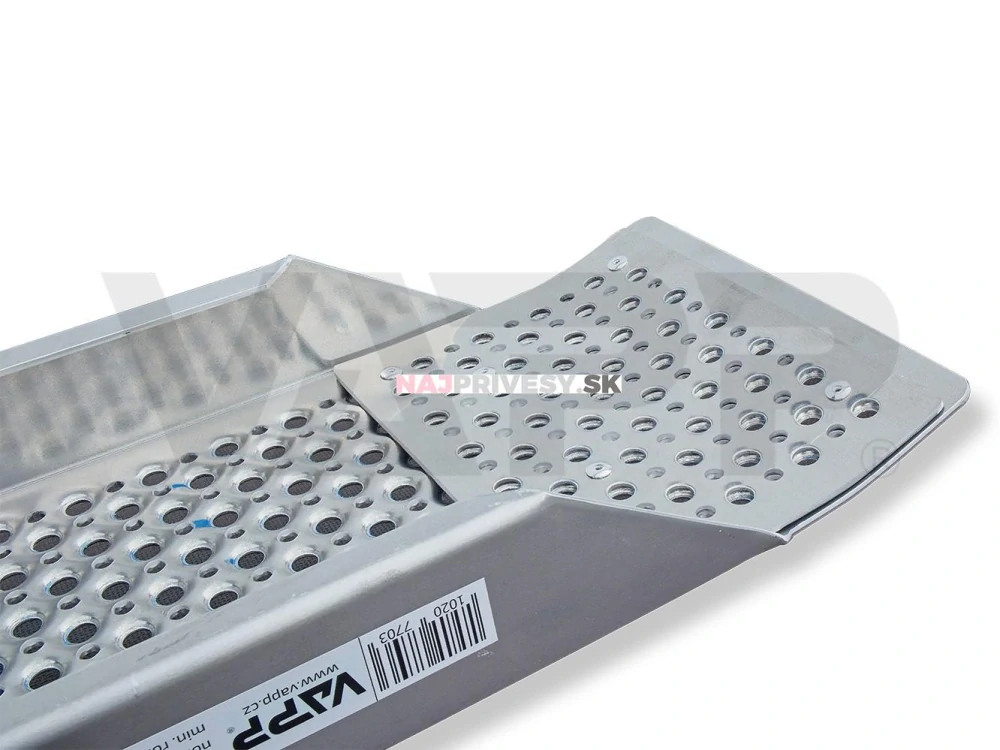 Nájazd hliníkový VAPP rad NHP prehnutý